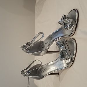 Metallic Heel Sandals